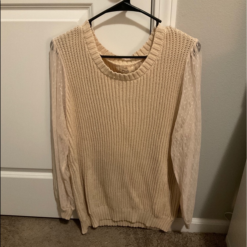 Perch by Blu Pepper Cream Sweater